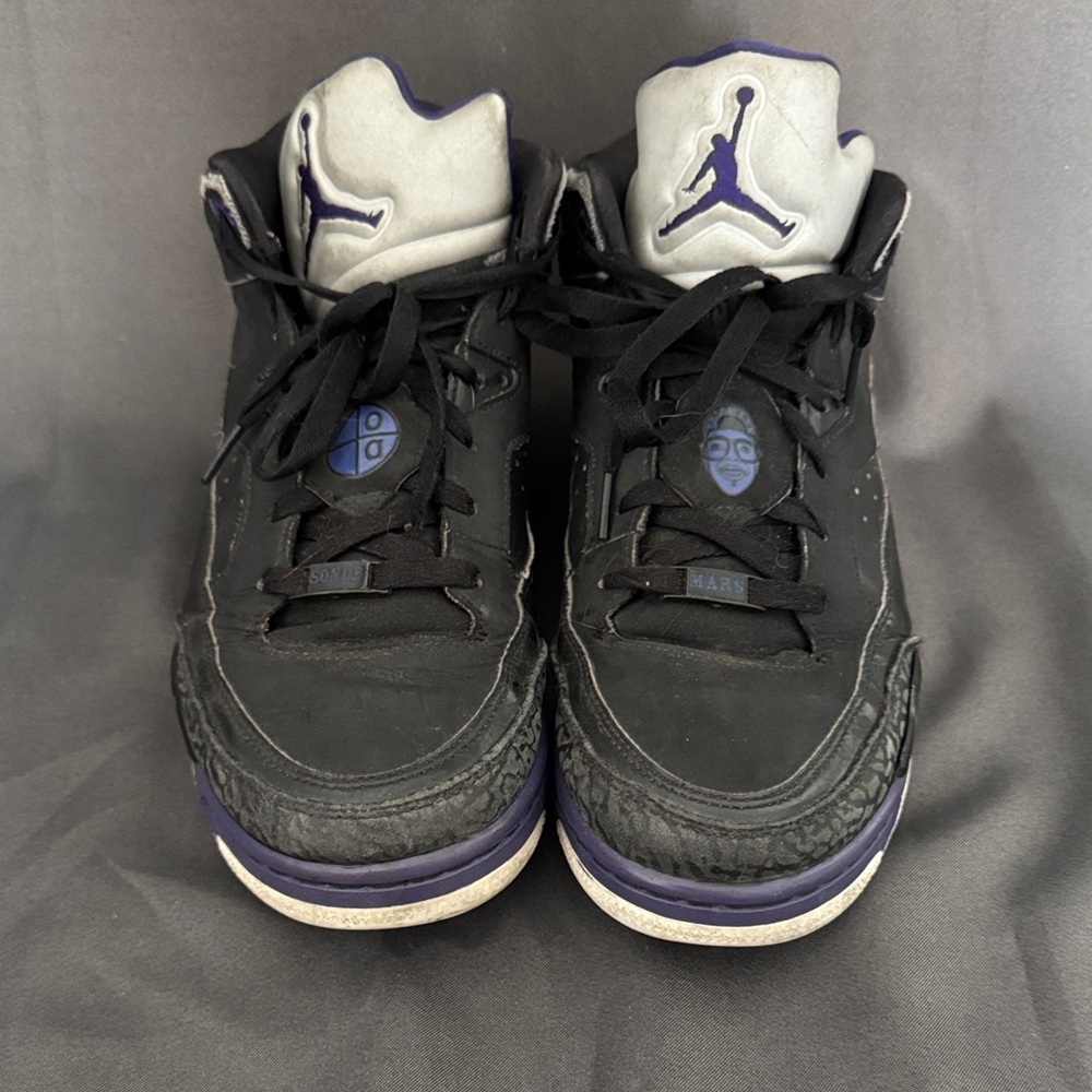 2013 Men’s Nike Jordan Son of Mars Black Grape Cement Grey Sz. 10